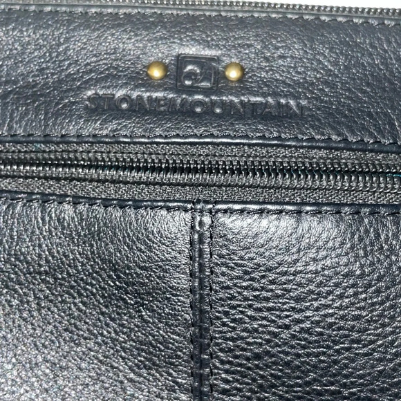 STONE MOUNTAIN USA HAMPTON CASUAL MINI MULTI-PURPOSE BLACK HANDBAG - Picture 3 of 15